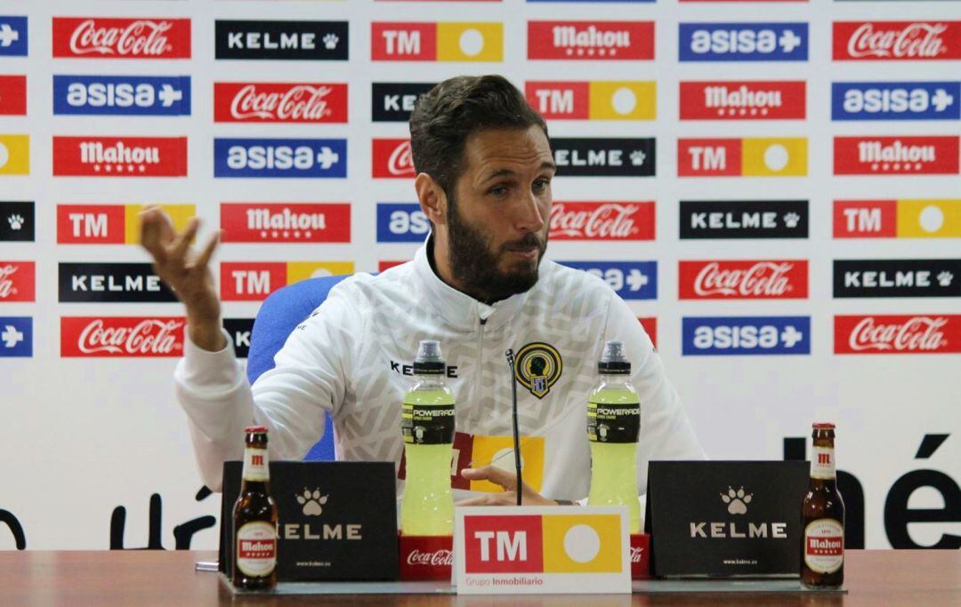 Lluis Planagumà, en la sala de prensa del Rico Pérez