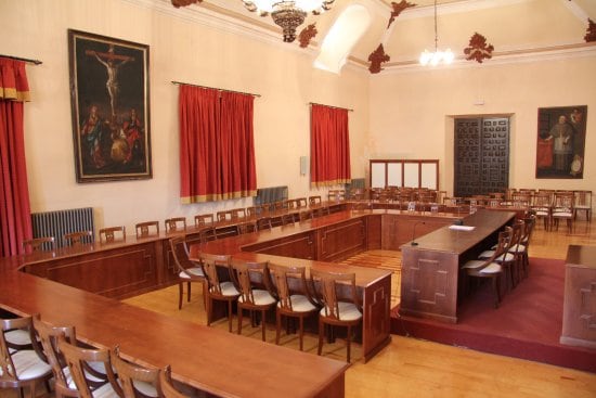 La Sala Clemente de Aróstegui en el Seminario de Cuenca.