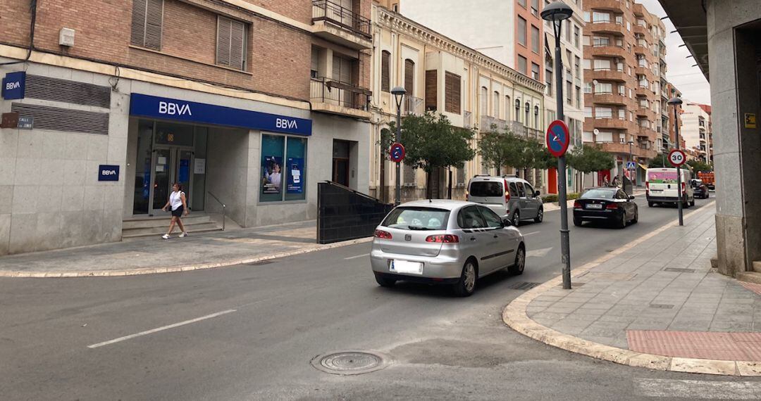 Imagen de archivo de la Calle Seis de Junio de Valdepeñas (Ciudad Real)