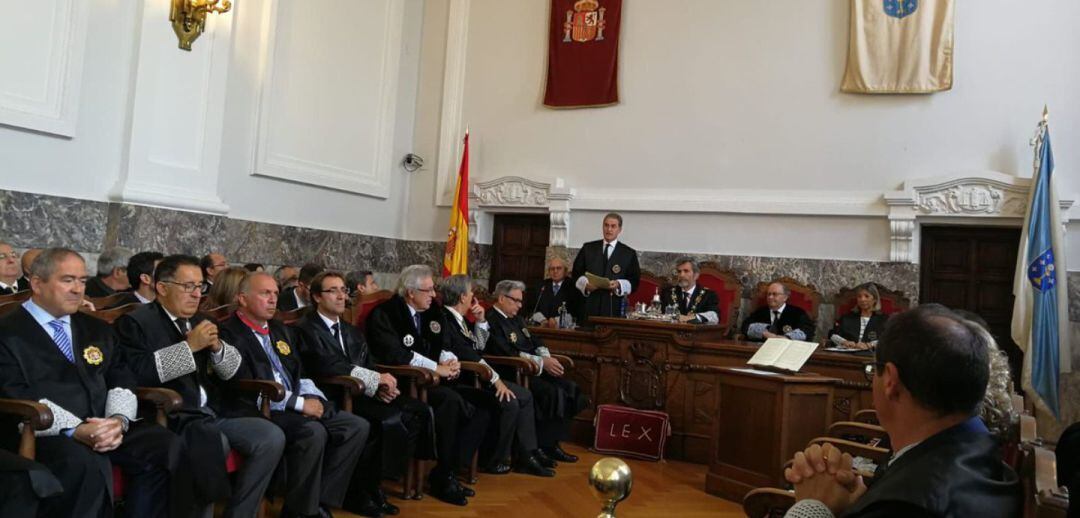 Toma de posesión de José María Gómez y Díaz-Castroverde como presidente del Tribunal Superior de Xustiza de Galicia