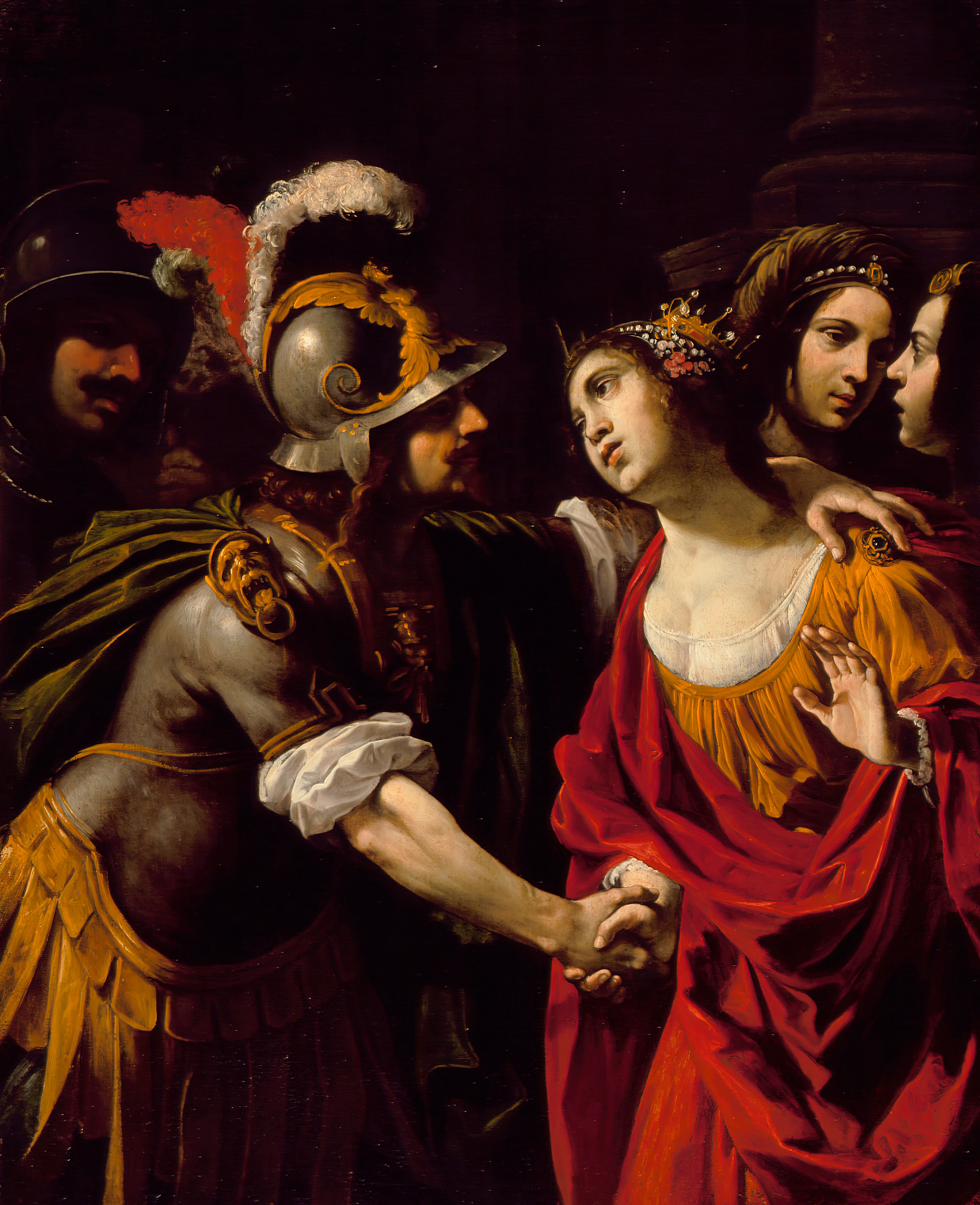 Dido and Aeneas,1630. Rutilio di Lorenzo Manetti.