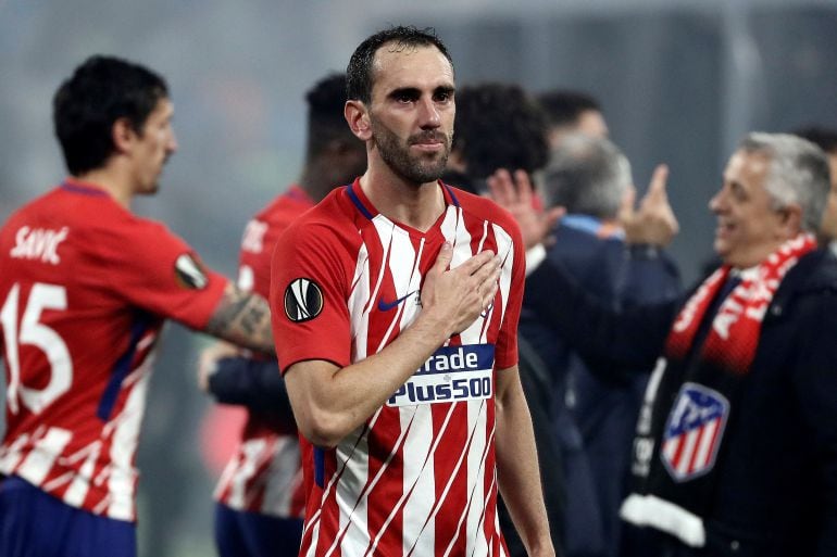 Godín, tras ganar la Europa League el pasado mes de mayo