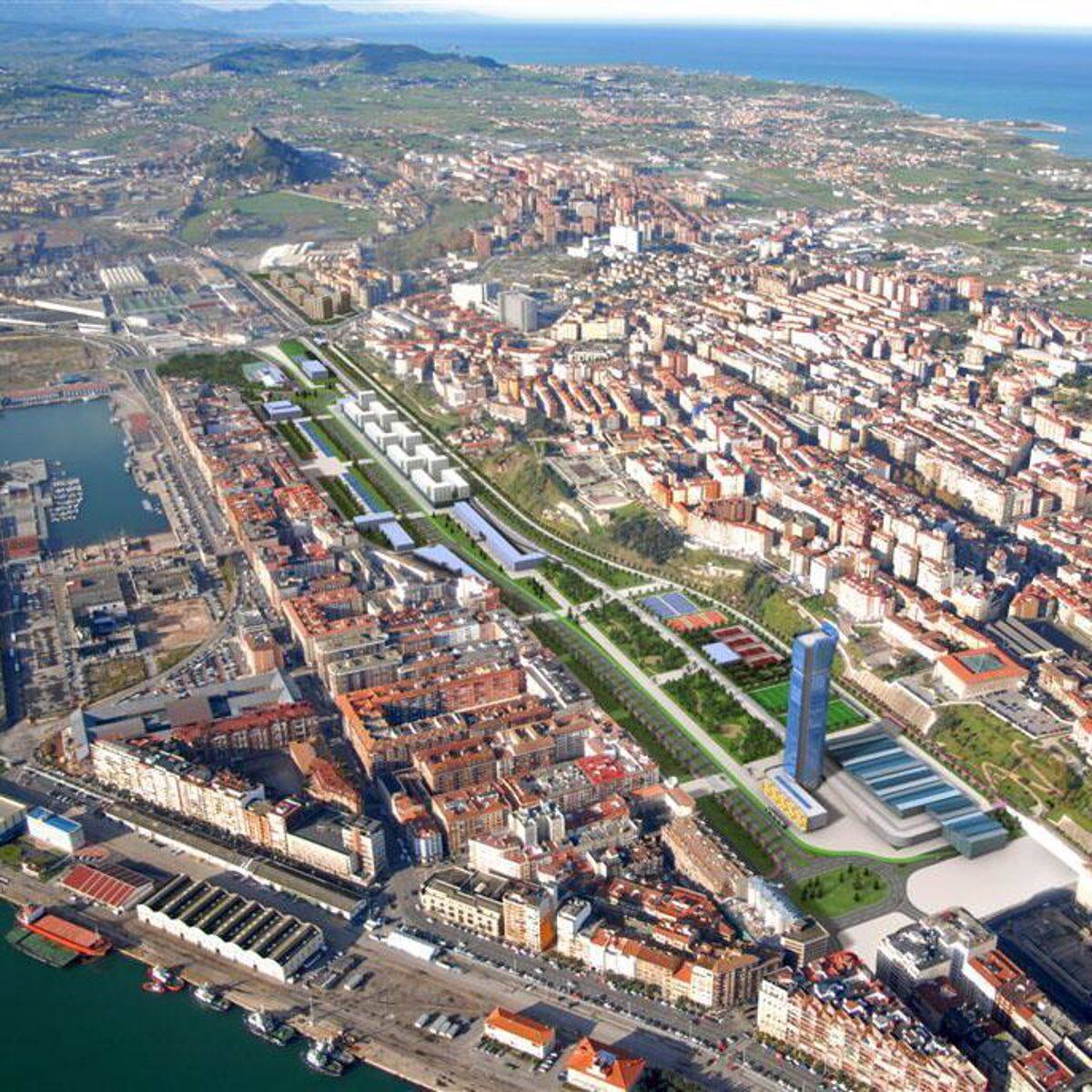 Reordenación ferroviaria en Santander.