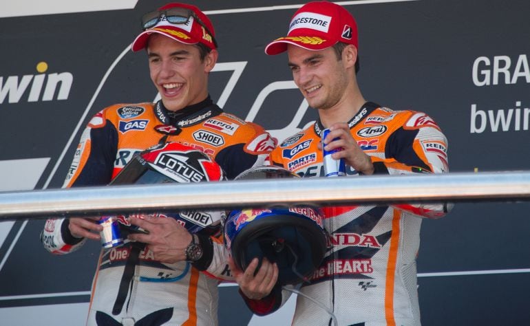 Marc Márquez y Dani Pedrosa.