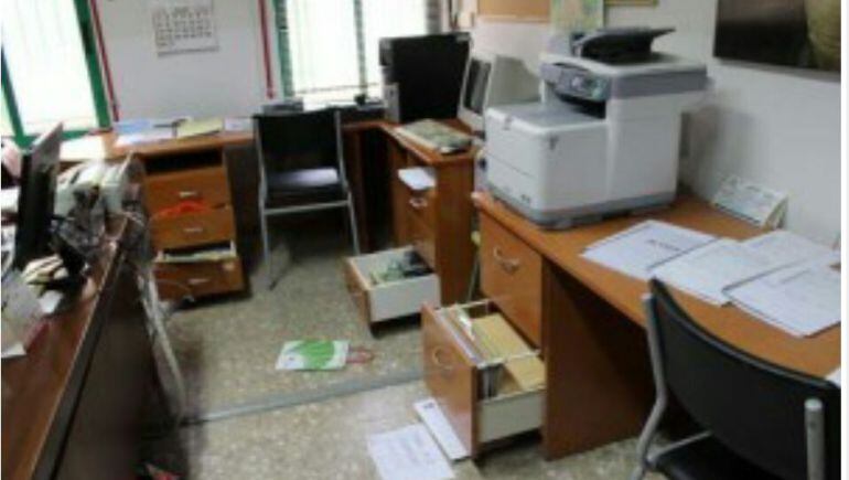 Despacho del IES Fray Andrés desvalijado