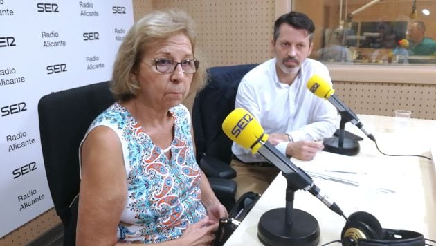 María Luz Rodríguez y Pablo López, presidenta y gerente, respectivamente, de la Asociación Alzhéimer Alicante