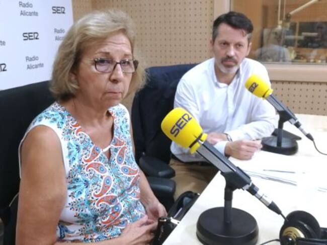 María Luz Rodríguez y Pablo López, presidenta y gerente, respectivamente, de la Asociación Alzhéimer Alicante
