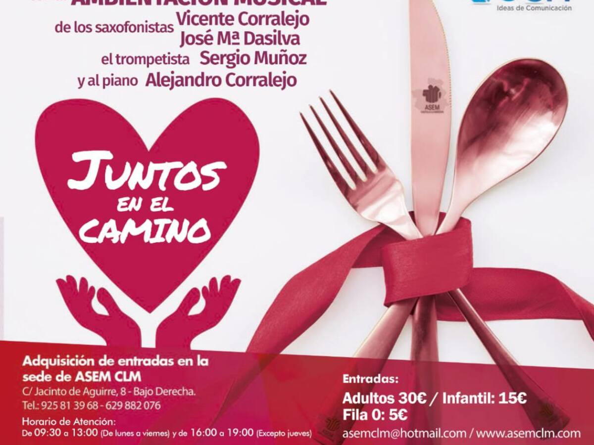 ASEMCLM organiza su tradicional cena benéfica
