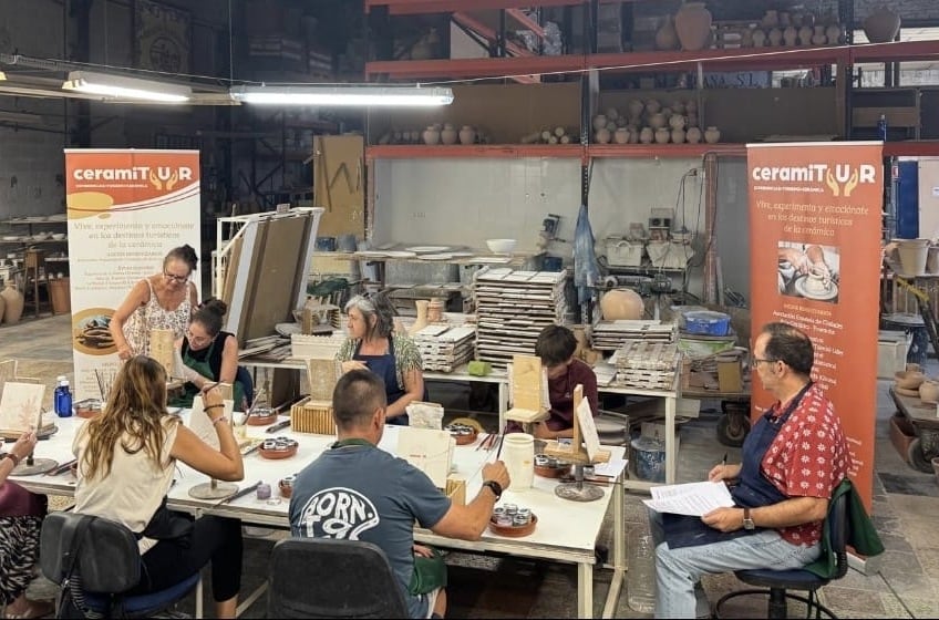 Primer taller de CeramiTUR en Talavera de la Reina