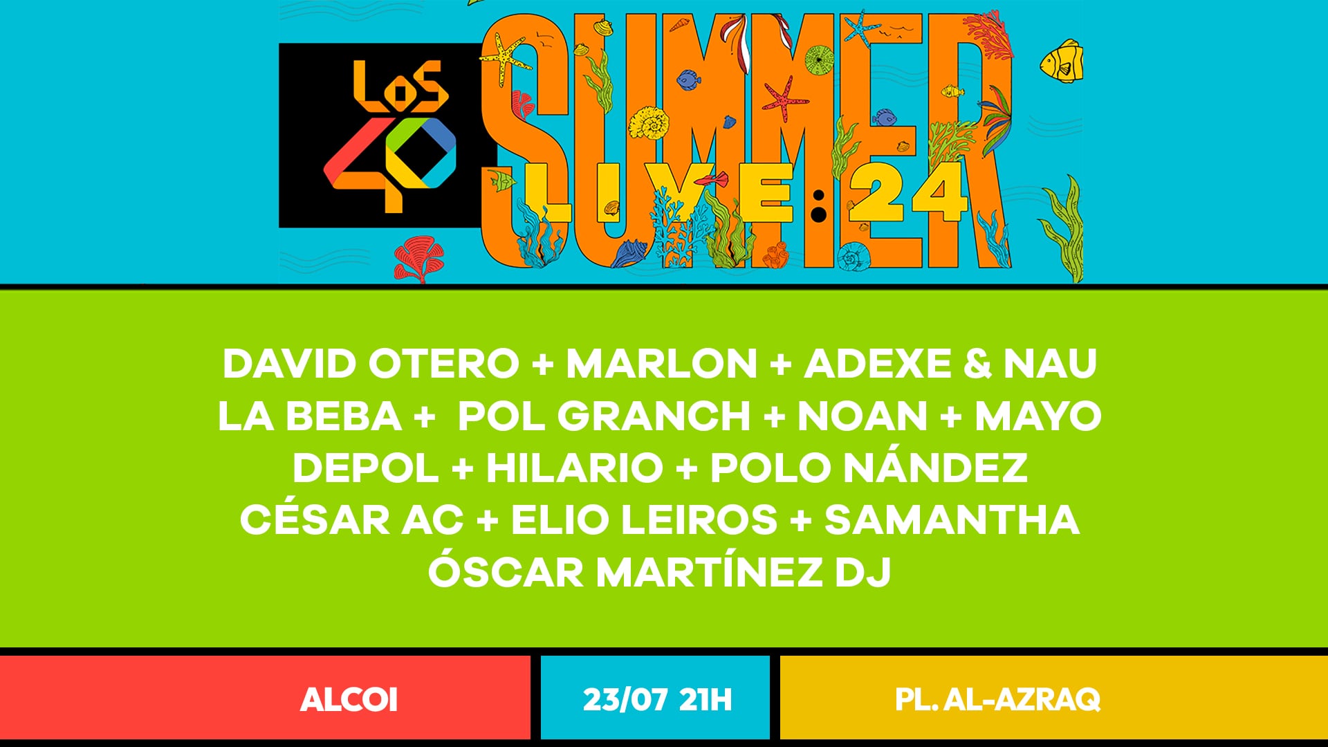 LOS40 Summer Live Alcoy 2024