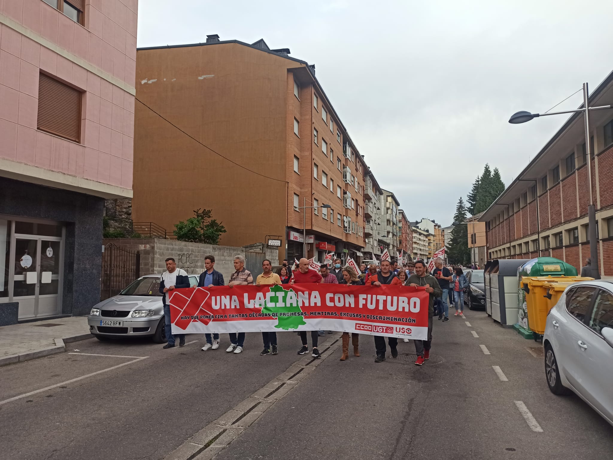 Manifestación en Villablino