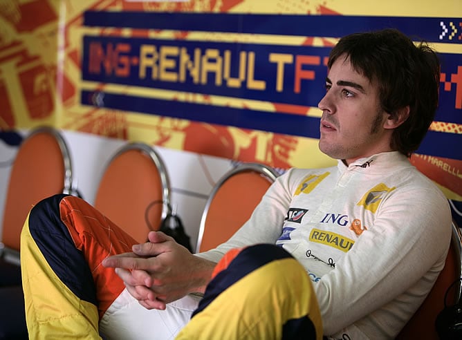 Fernando Alonso, piloto de Renault