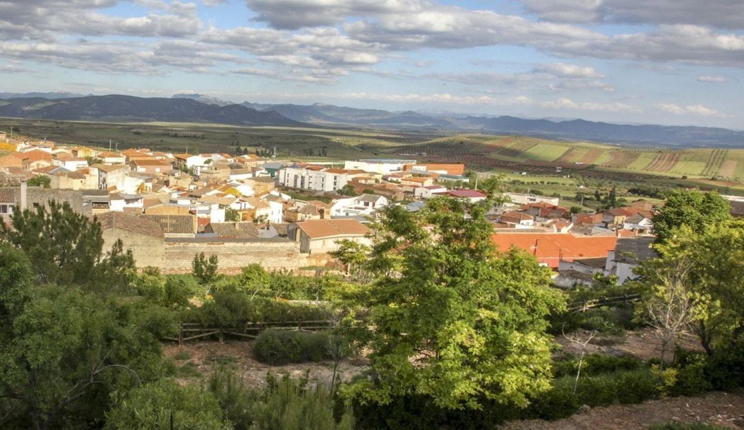 Vista de la localidad de Terrinches 