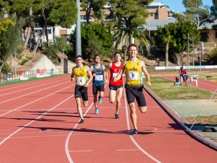 Borja Ortega, ganador de la prueba de los 800 m.l.