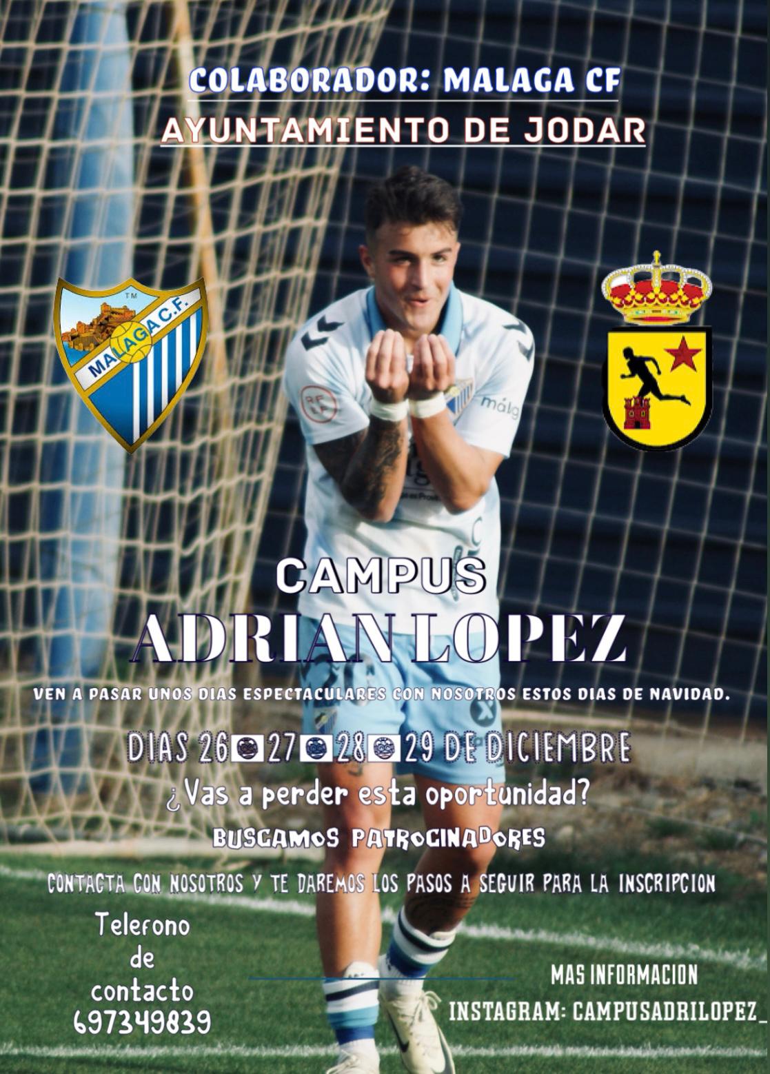 Cartel anunciador del Campus Adrián López