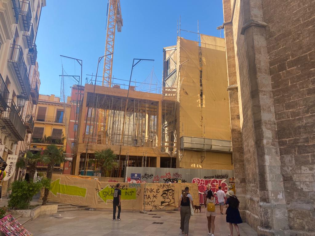 Obras en la Casa del Relojero de València