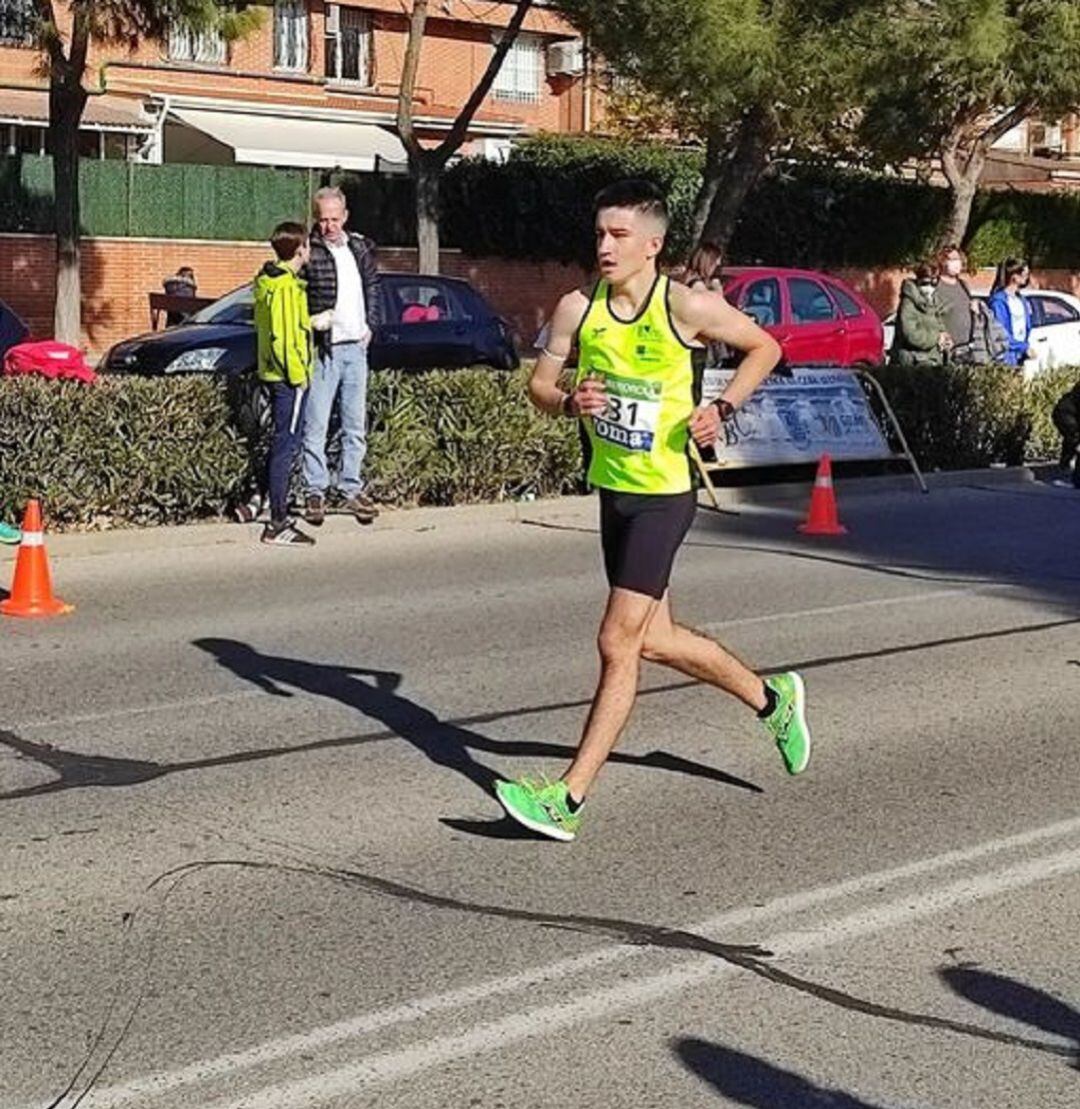 El atleta segoviano, Rodrigo Santa Elena García, quinta posición en el Campeonato de España de invierno