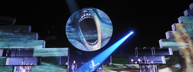 Roger Waters durante un concierto de presentación de &#039;The Wall&#039;