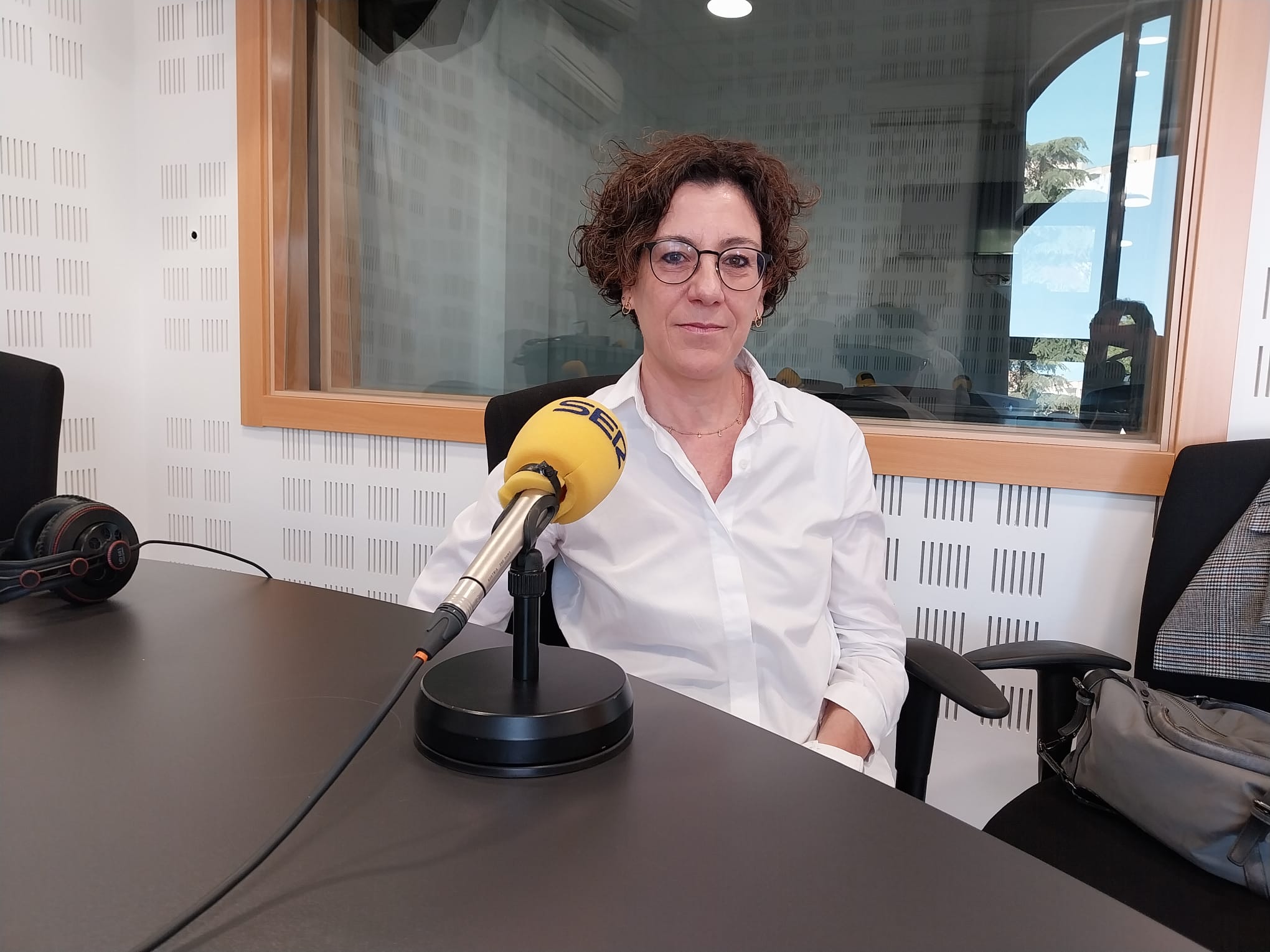 María Luengo, profesora de la UC3M, en los estudios de SER Madrid Sur