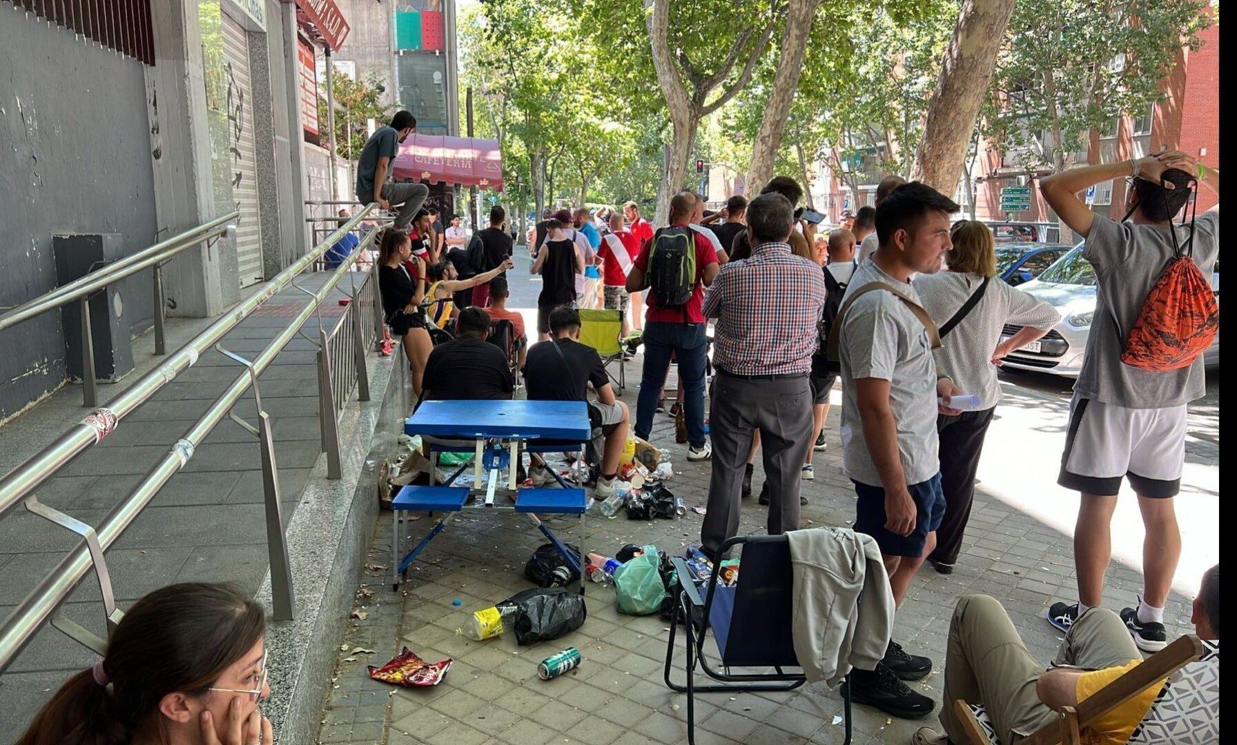 Caos en los aledaños de Vallecas