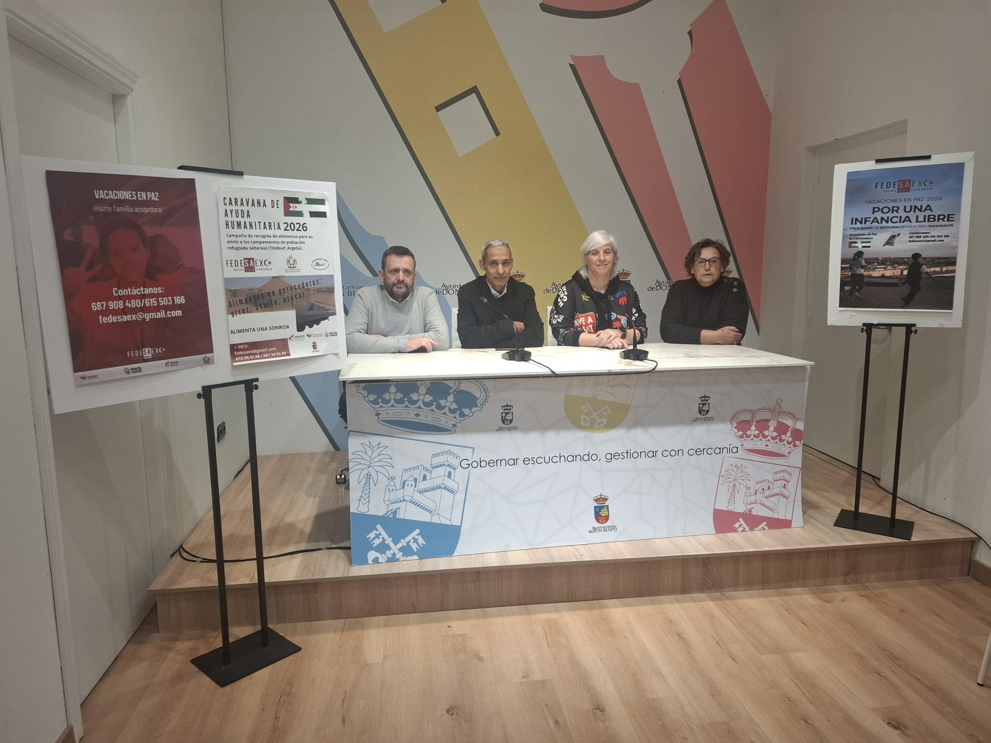Don Benito impulsa la solidaridad con el pueblo saharaui a través de “Vacaciones en Paz” y la Caravana Solidaria