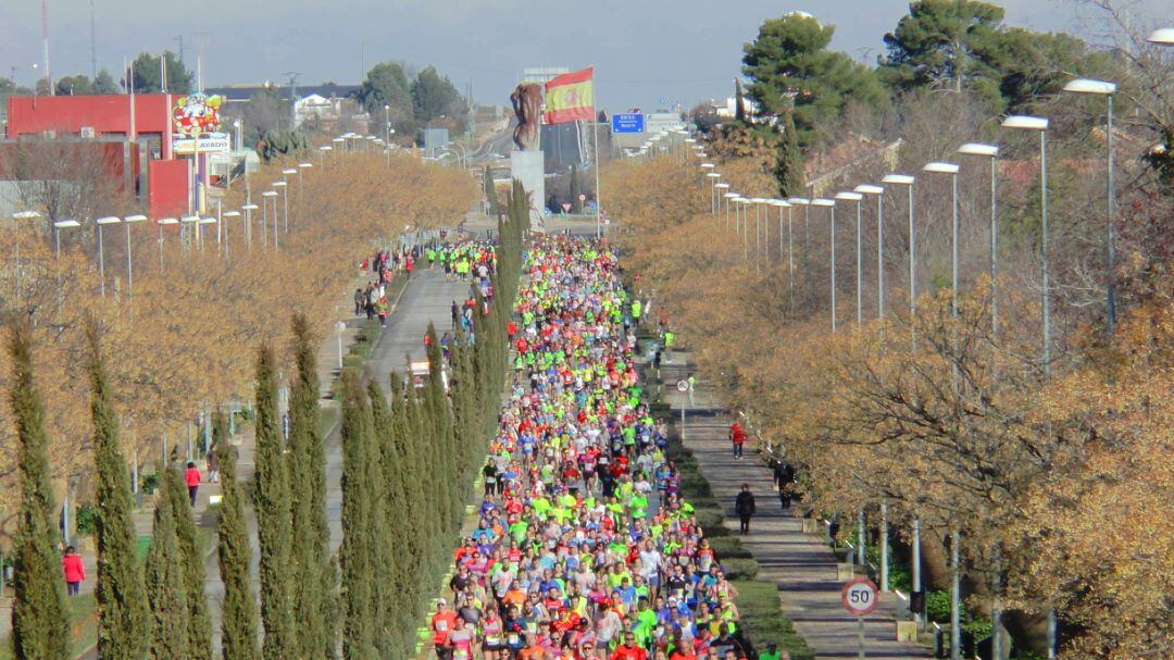 Foto de archivo de la Media Maratón de Valdepeñas