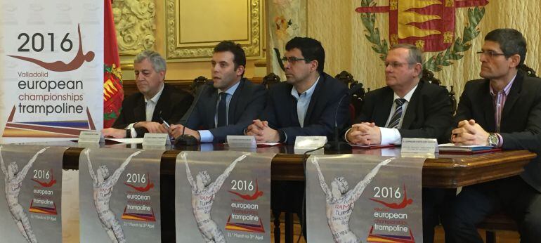 Presentación del Campeonato de Europa en el ayuntamiento