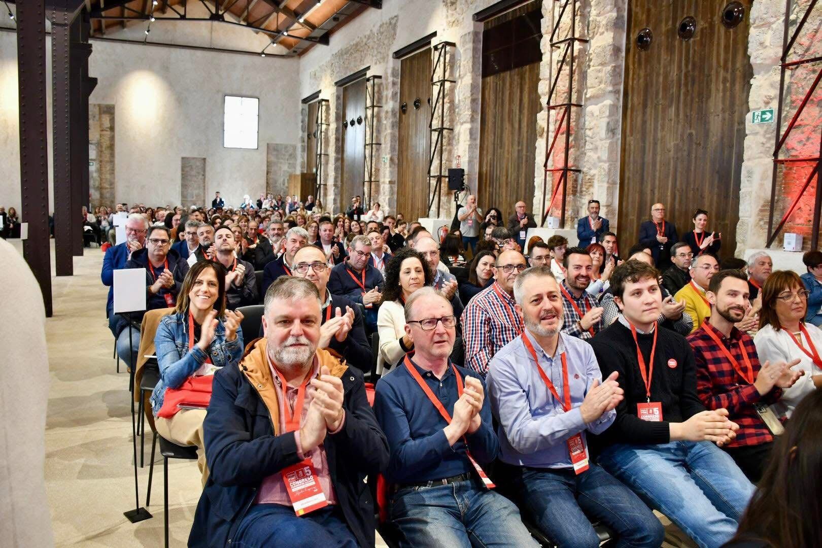 Miembros del PSOE de Villena en el Congreso Provincial