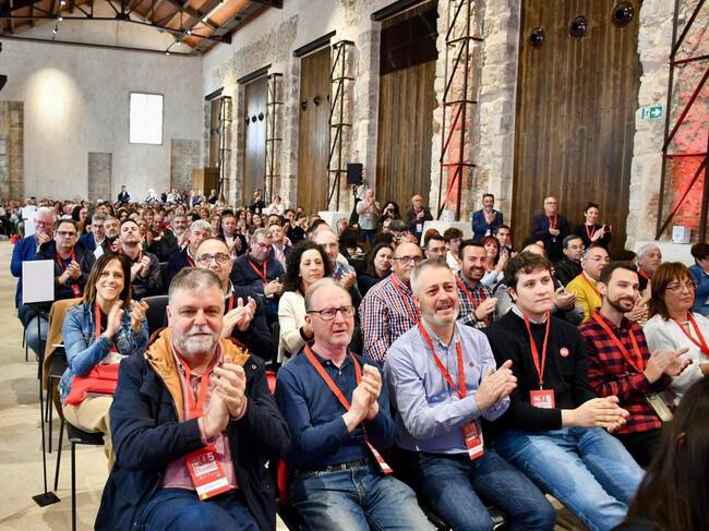 Miembros del PSOE de Villena en el Congreso Provincial