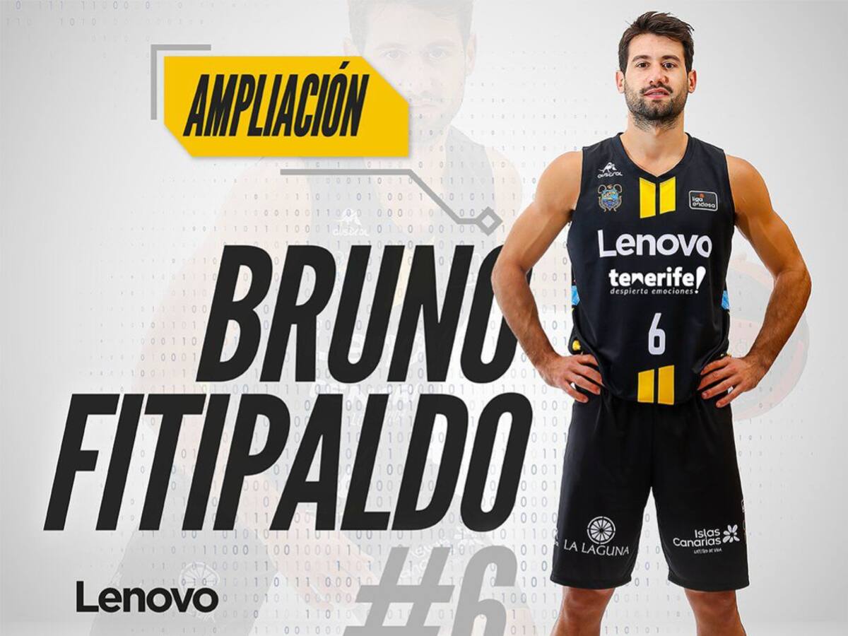 Bruno Fitipaldo renueva con el Lenovo Tenerife