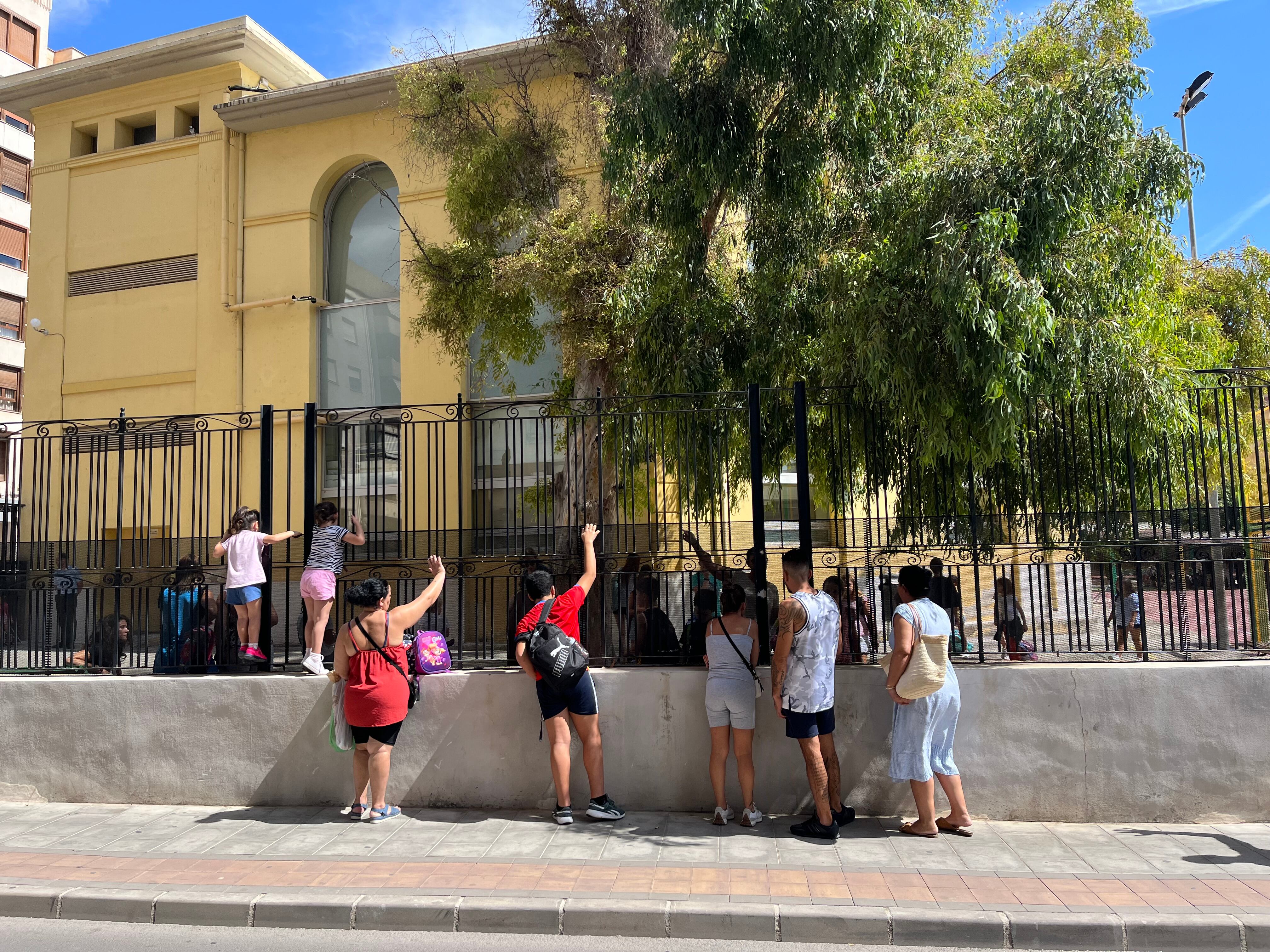 El CEIP Padre Manjón de La Torre (València) en el inicio de las clases.