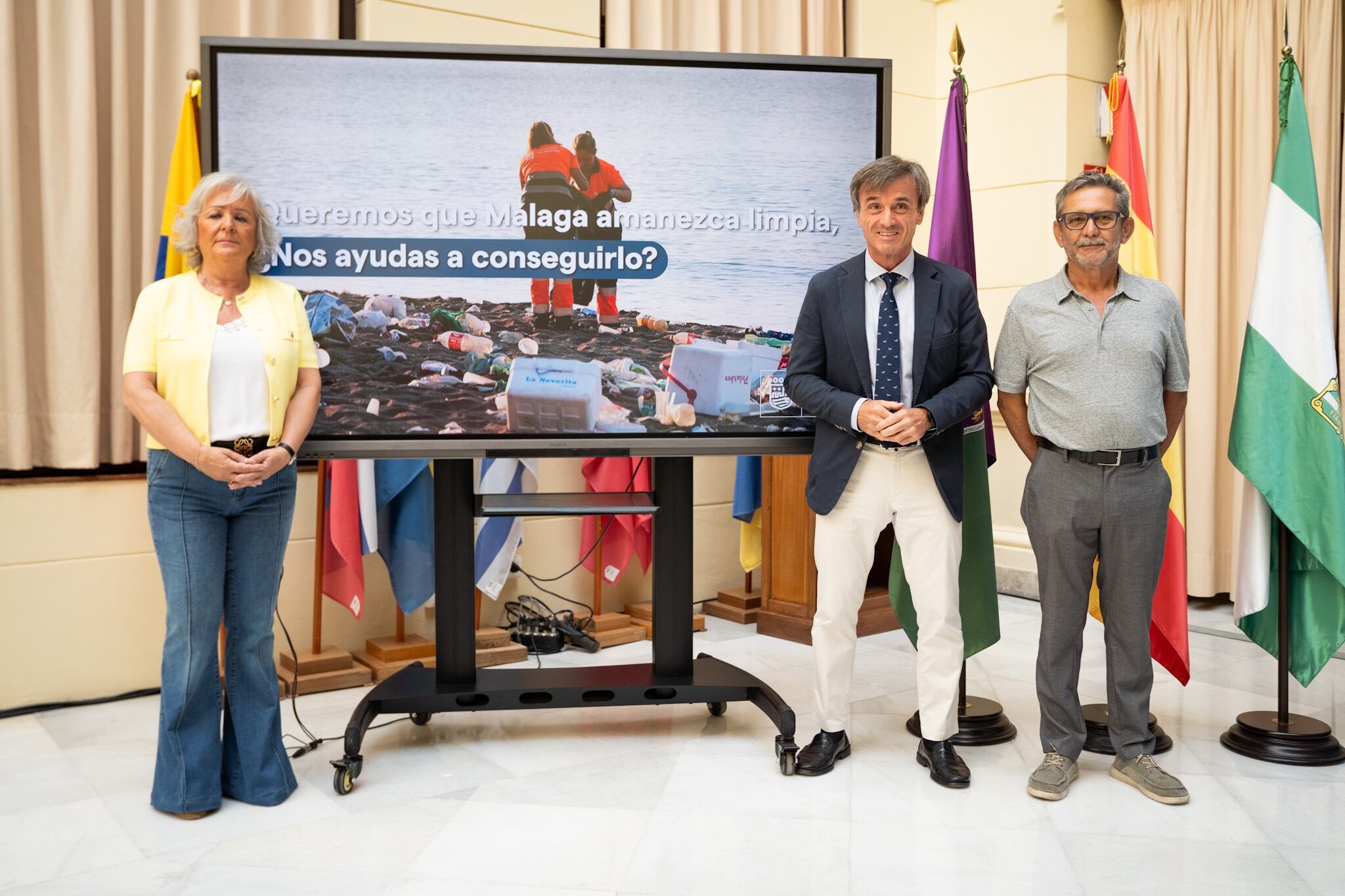 Presentación de los detalles de la Noche de San Juan en Málaga capital