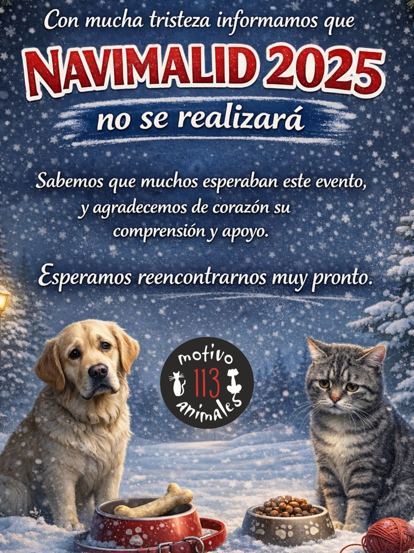 Suspendido el evento solidario Navimalid