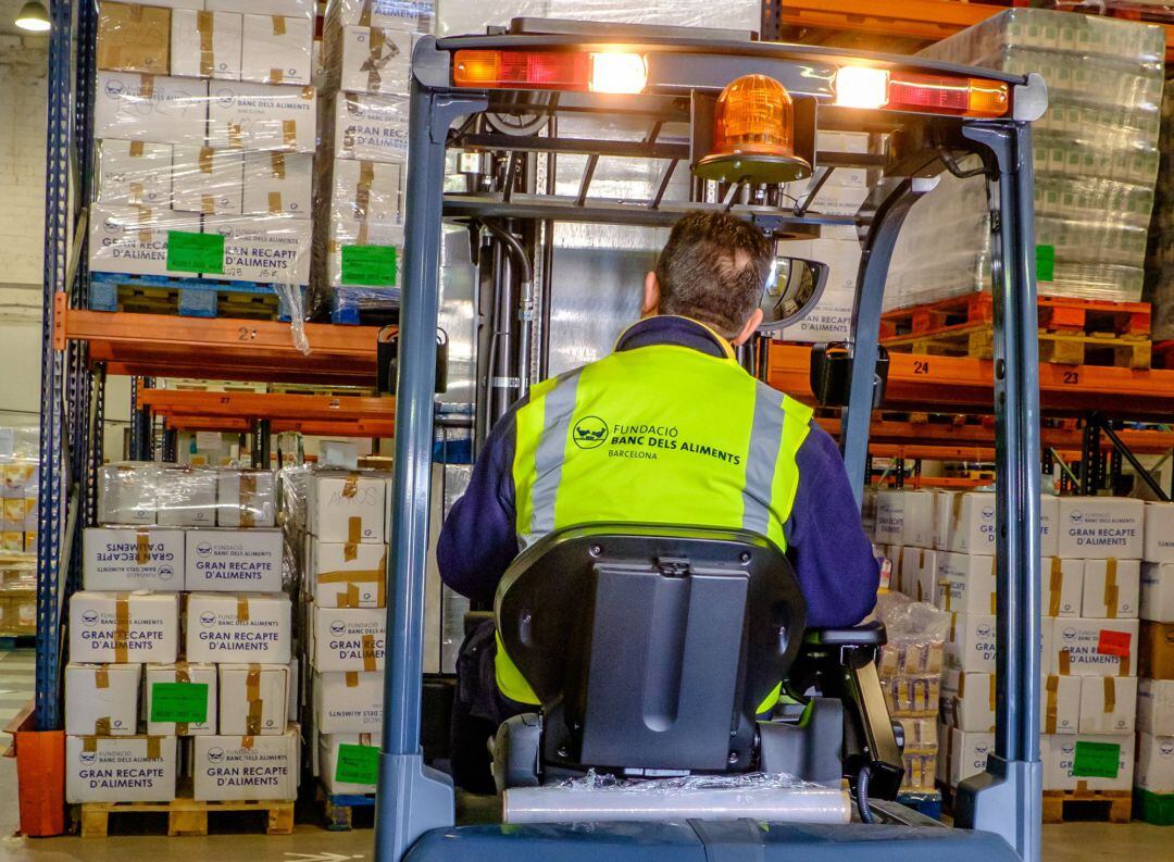 Un magatzem del Banc dels Aliments