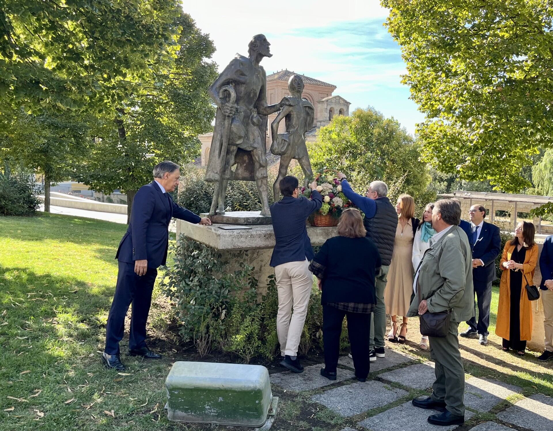 Momento del homenaje