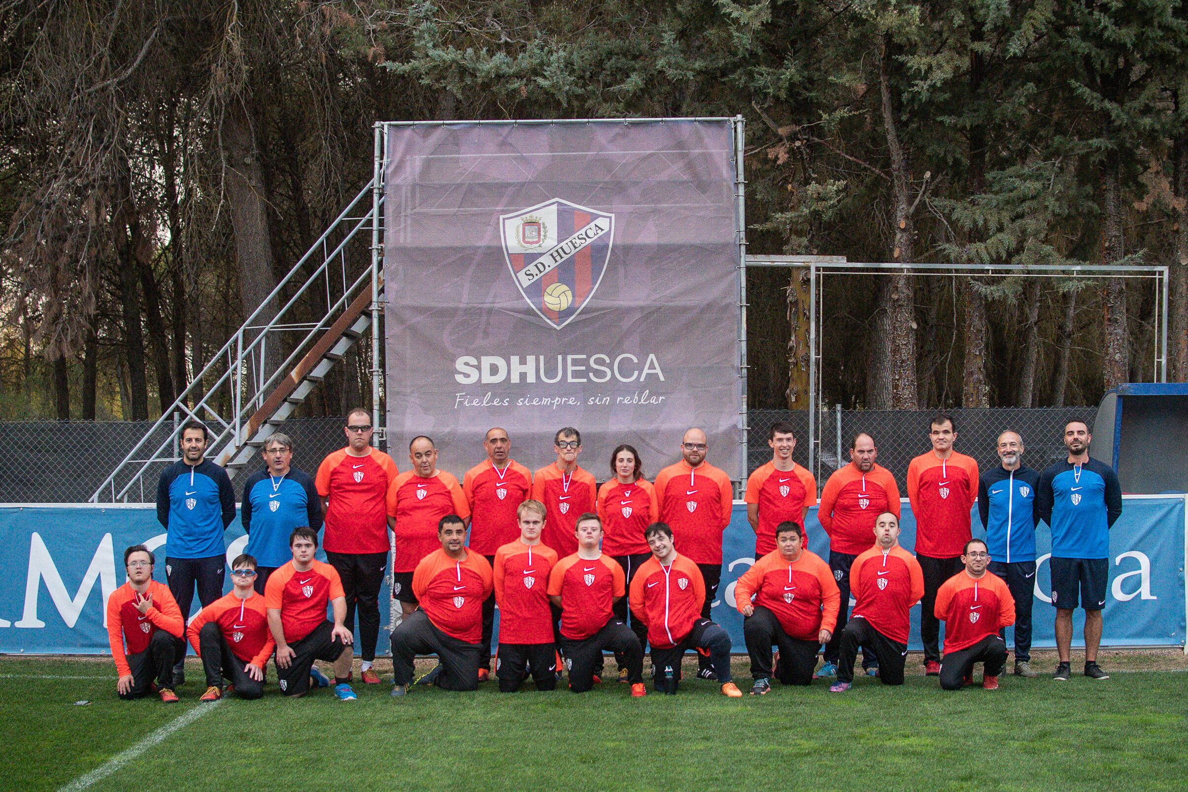 Equipo de LaLiga Genuine de la SD Huesca