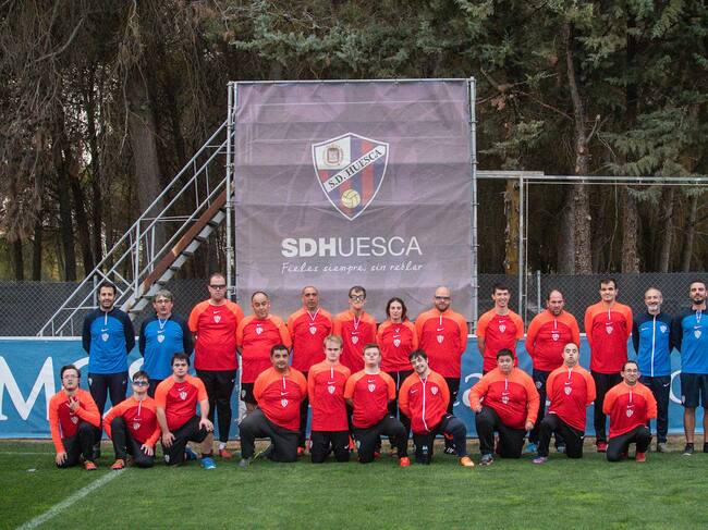 Equipo de LaLiga Genuine de la SD Huesca