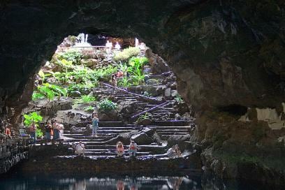 Interior de Jameos del Agua.