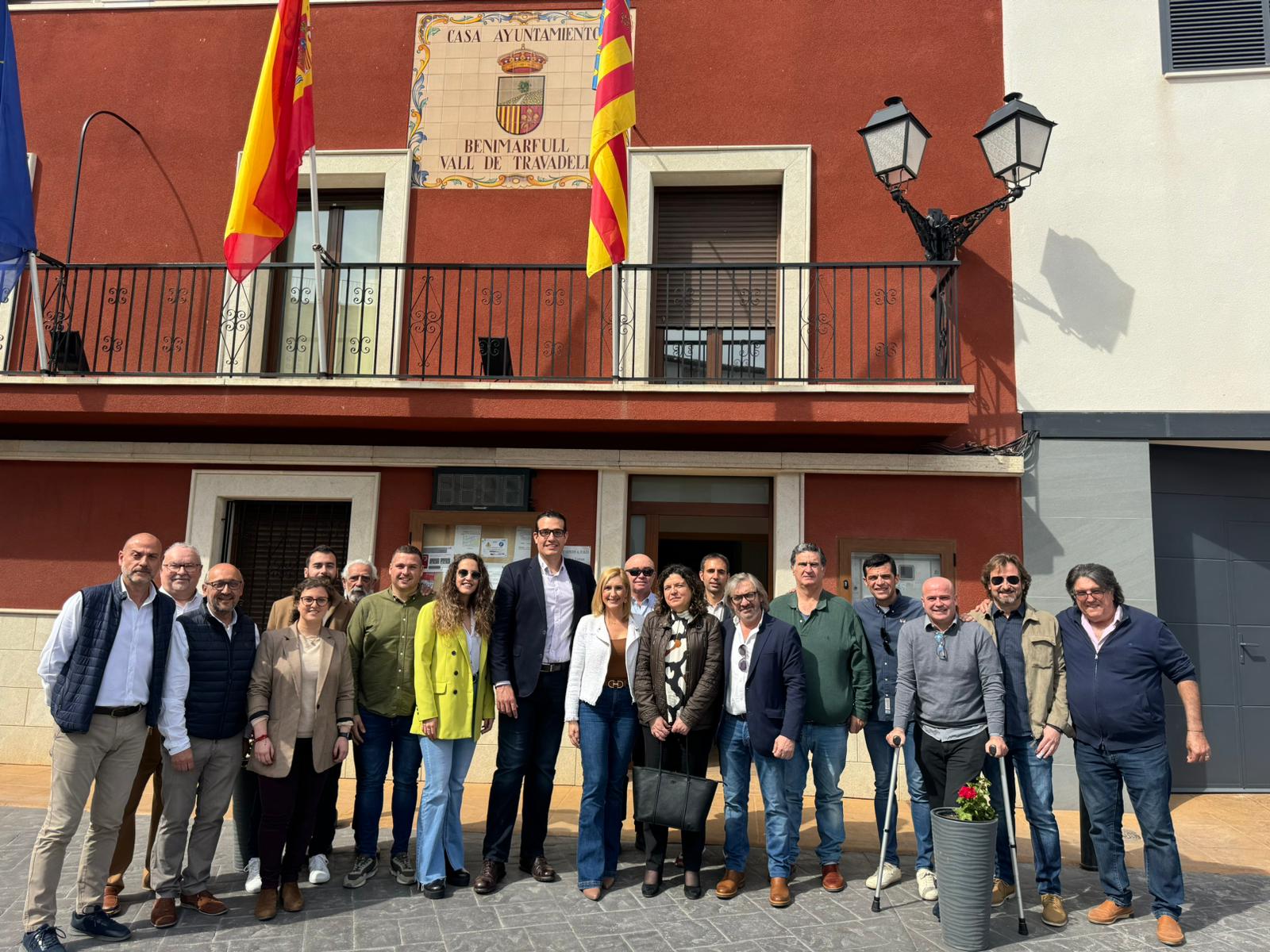 Acto presentación ronda Benimarfull en el Ayuntamiento de la localidad