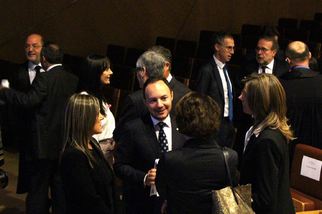 El ministre d'Interior, Xavier Espot, durant l'acte de l'Obertura de l'Any Judicial d'aquest divendres.