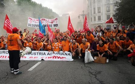 Los trabajadores de Vesuvius se movilizan en Oviedo