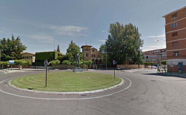 Rotonda del Campesino donde ha tenido lugar el atropello