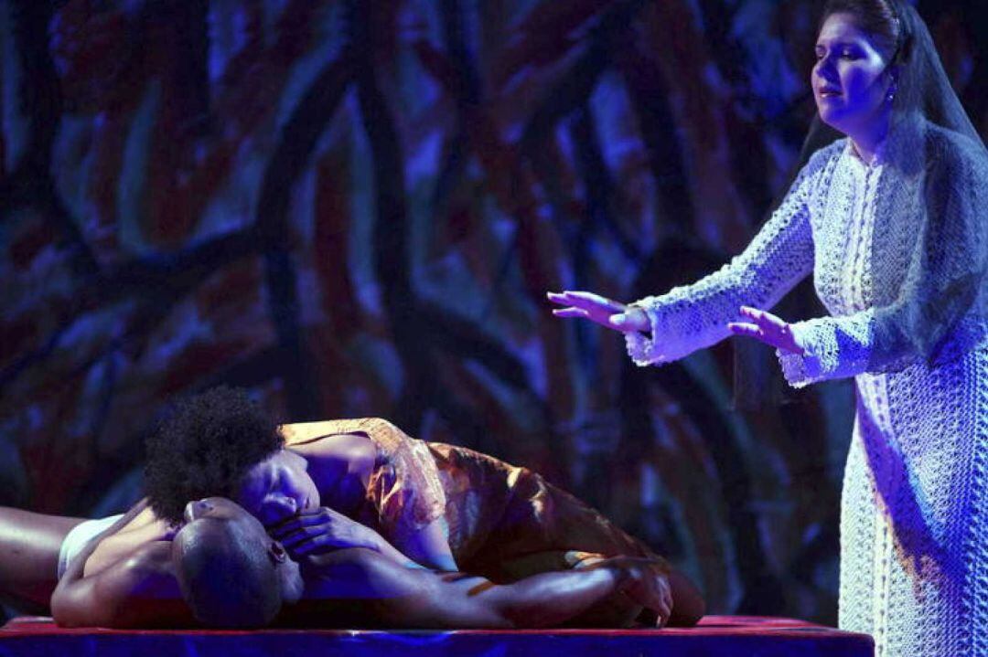 Imagen de una representación del teatro ruso