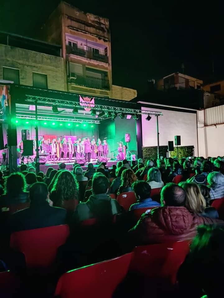 Reciente actuación en el Patio Festero de las CC Pink