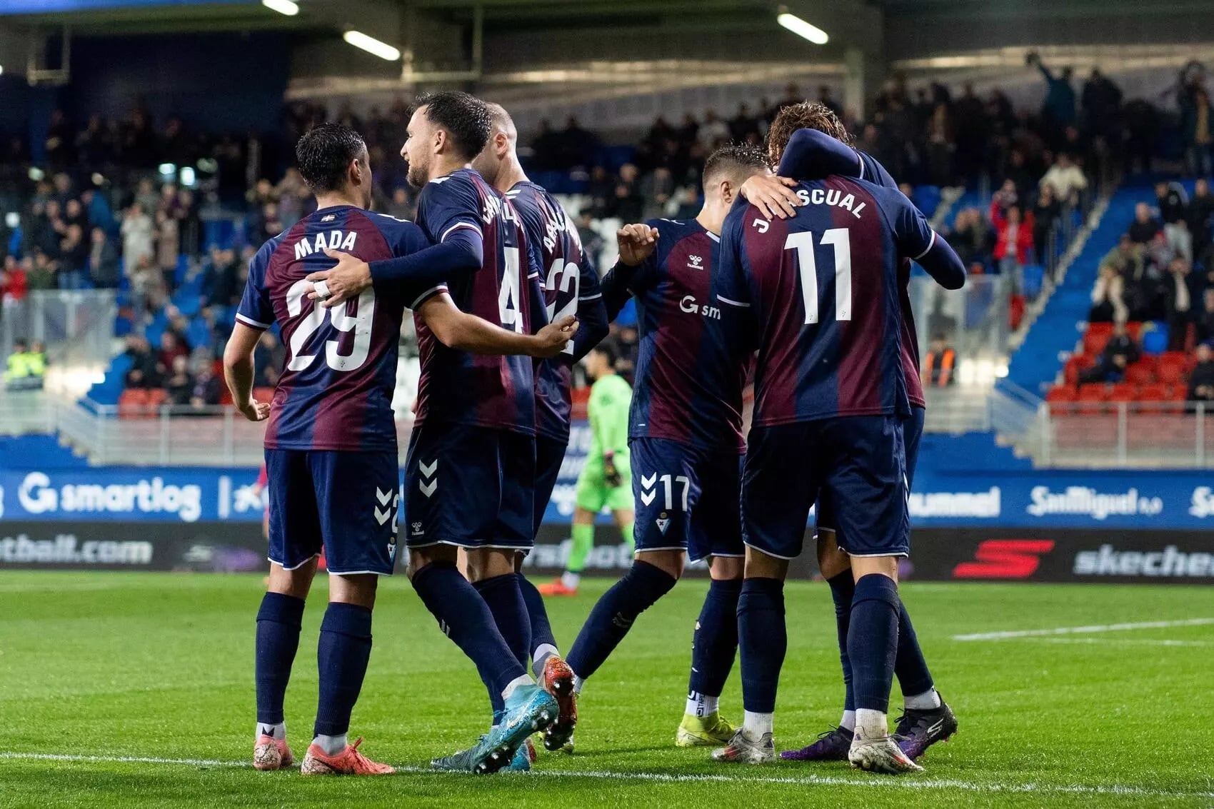 Jorge Pascual sigue aportando goles para la SD Eibar.