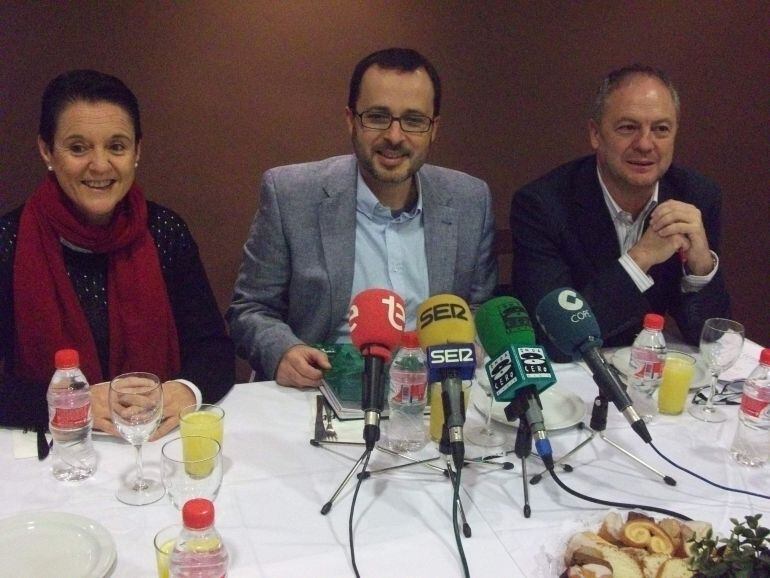 Toñi Serna, Julián López y Carlos Sánchez