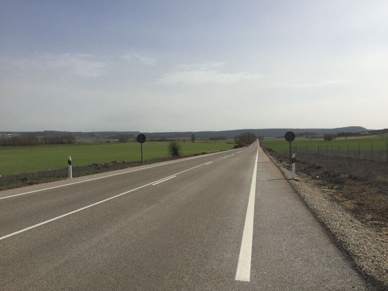 Imagen de una carretera secundaria