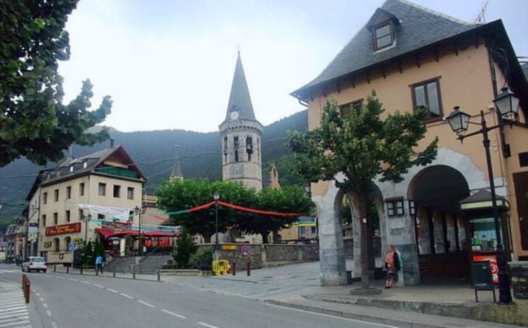 Arxiu Imatge de la capital de la Val d'Aran