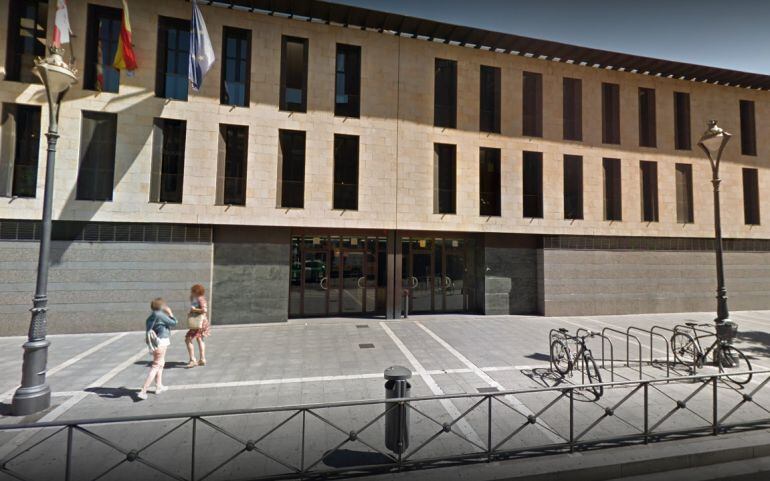 Puerta del Juzgado de Instrucción Número 1 de Valladolid