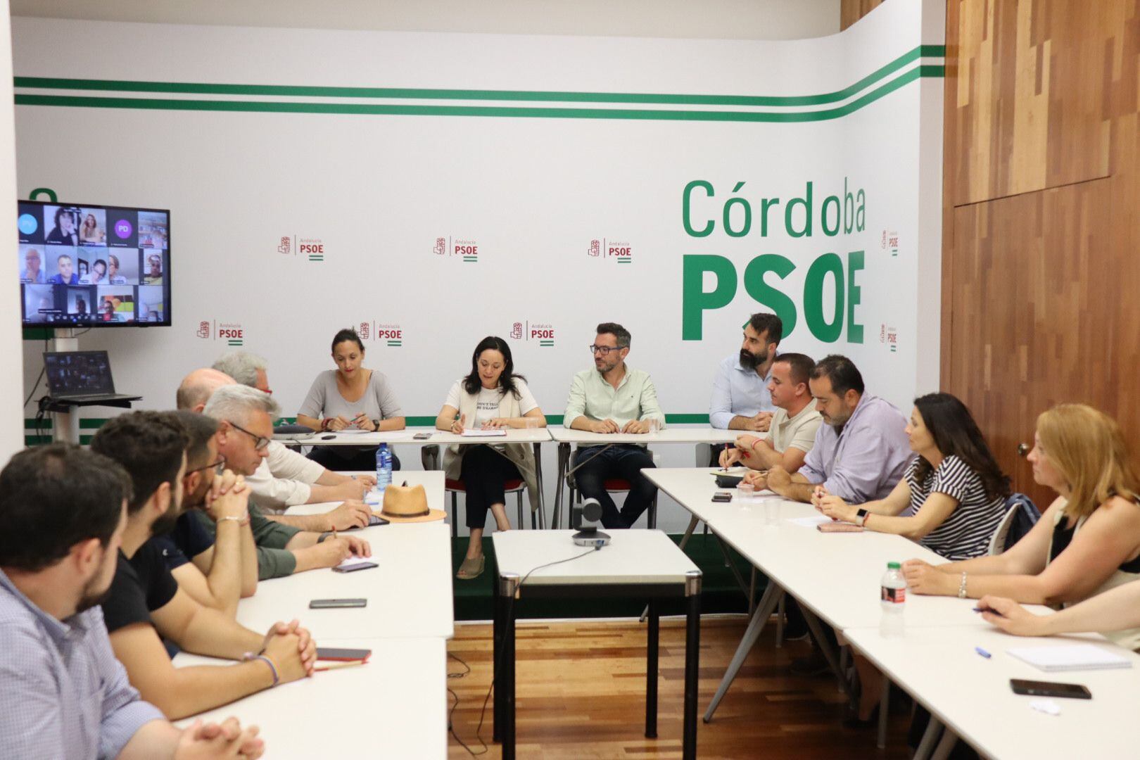 Reunión de la Ejecutiva Provincial del PSOE para la elección de los nuevos diputados socialistas por Córdoba